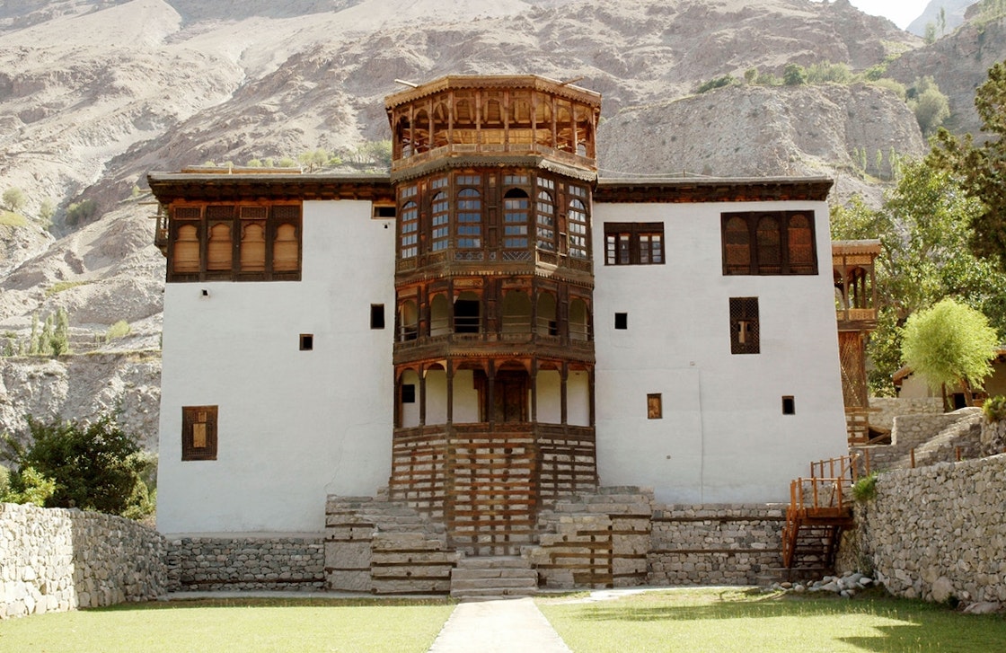 Khaplu Palace after the restoration work, Khaplu, Pakistan.