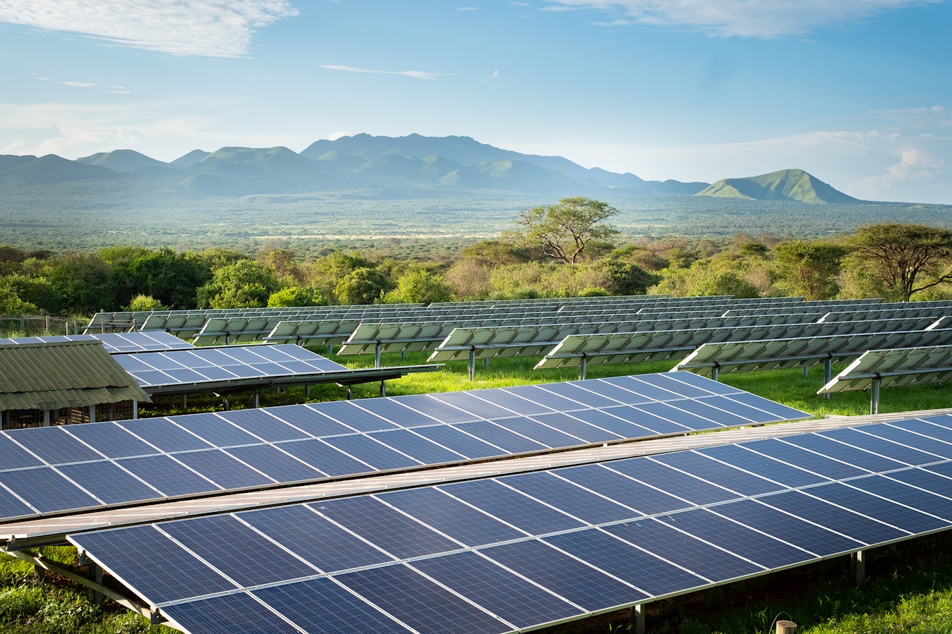 Solar panels have greatly reduced the carbon footprint of Kilaguni Serena Safari Lodge in Tsavo West National Park, Kenya’s first fully solar powered hotel.