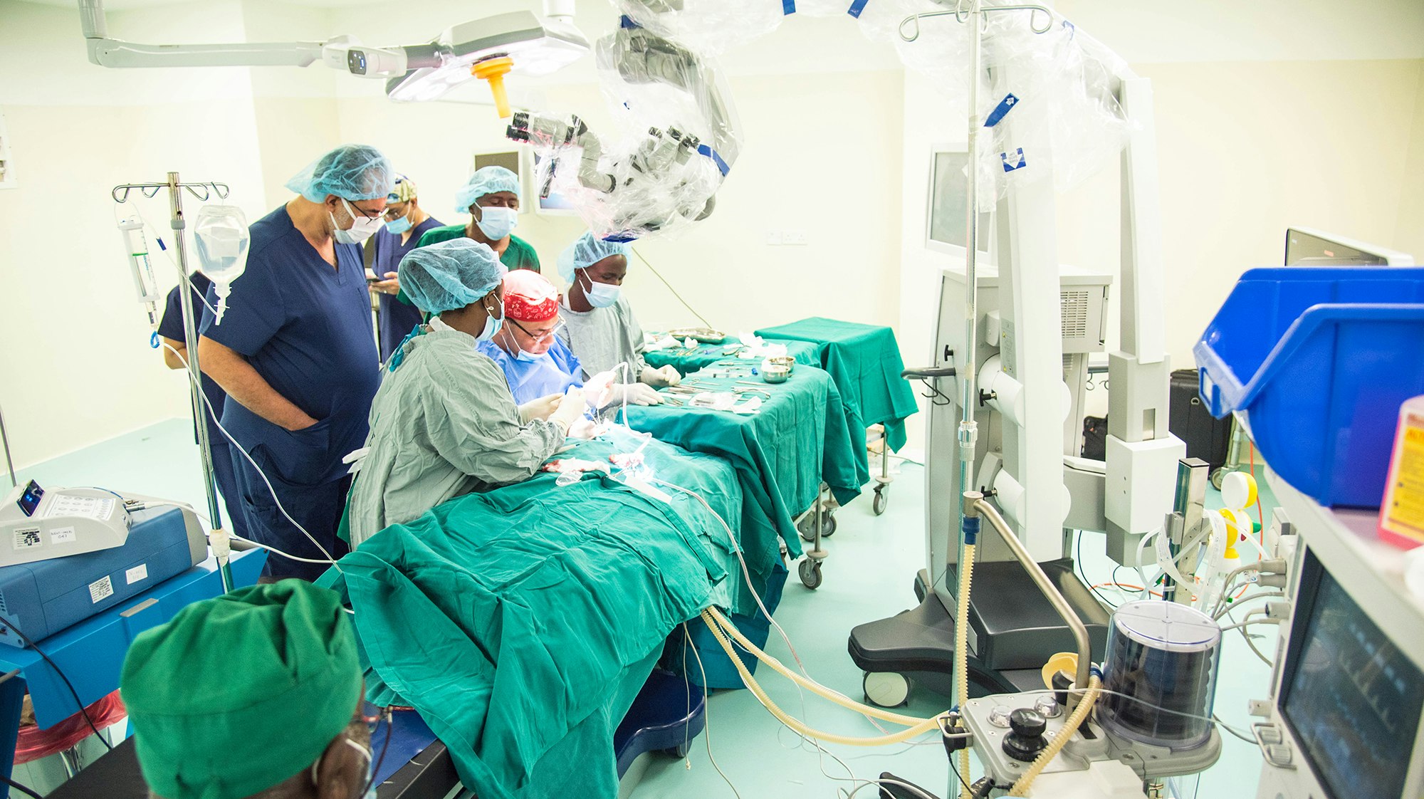 Cochlear implant surgery, Aga Khan Hospital, Dar es Salaam, Tanzania.
