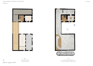 First floor plan. | Courtesy of architect