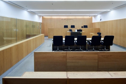 Interior view of a courtroom. | Aga Khan Trust for Culture / Cemal Emden (photographer)